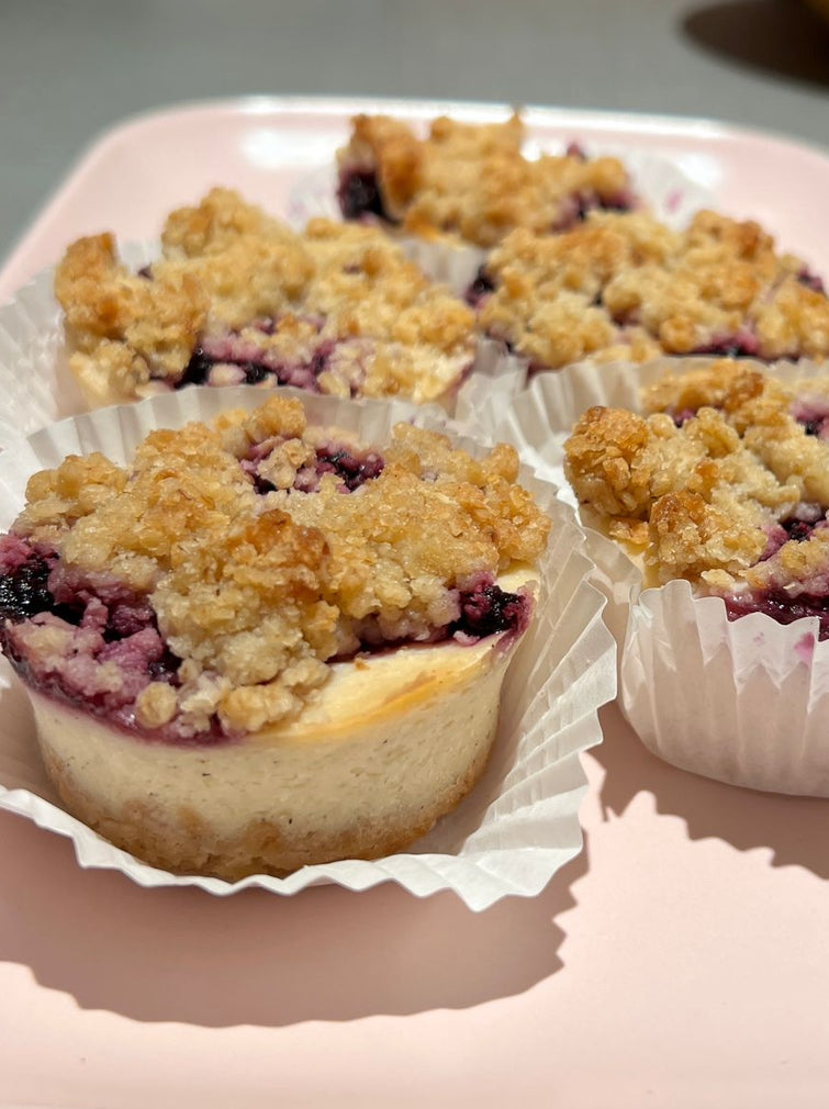 Bluebeery_Cheesecake_Muffin/ VEGAN