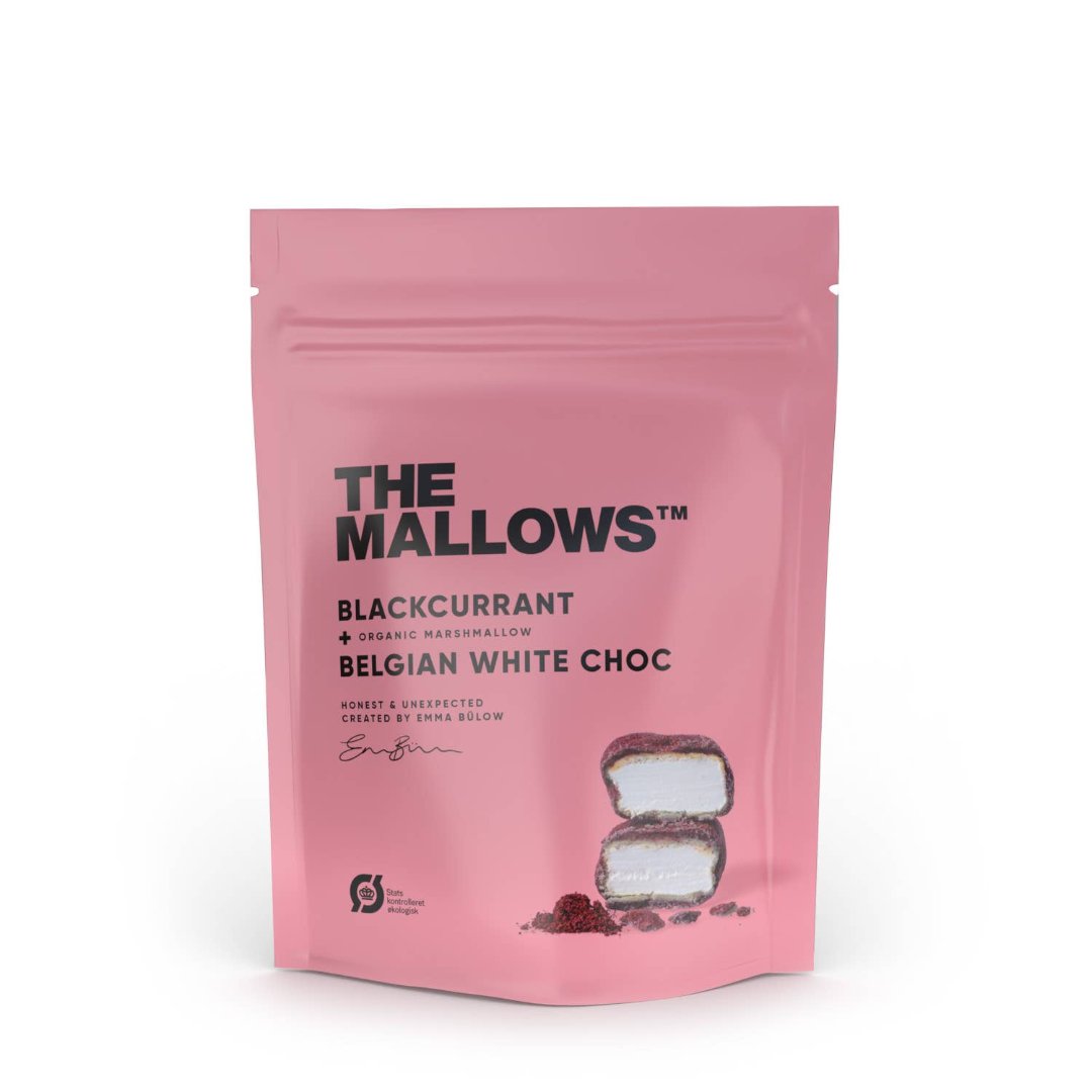 BIO-MARSHMALLOWS - schwarze Johannisbeere & weisse Choc