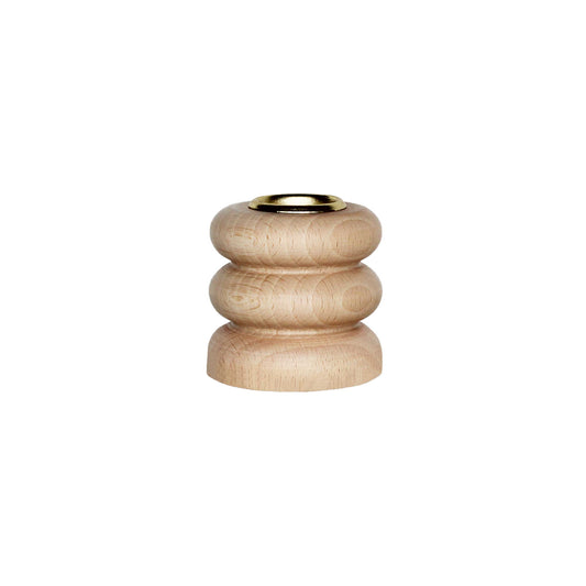 Totem Kerzenhalter aus Holz - Short Nº 1