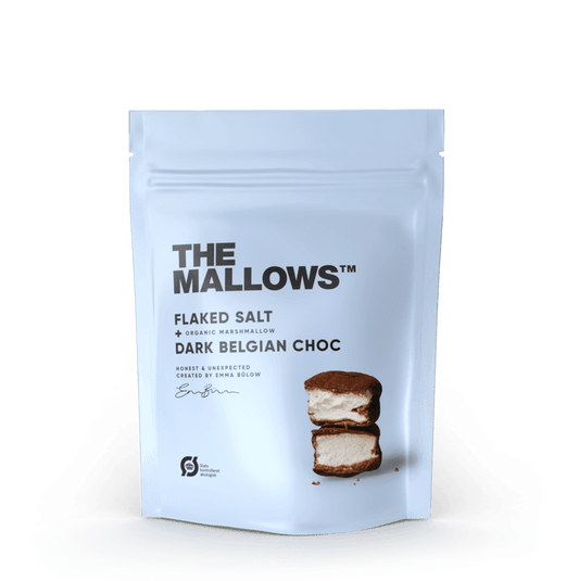 BIO-MARSHMALLOWS - Salzflocken & belgische dunkle Choc