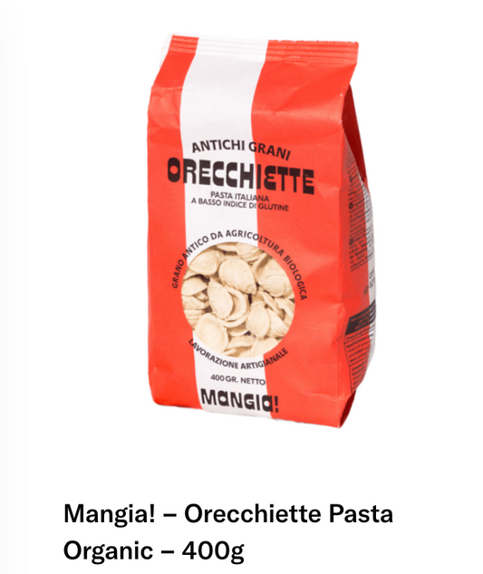 Mangia! – Orecchiette Pasta Organic – 400g
