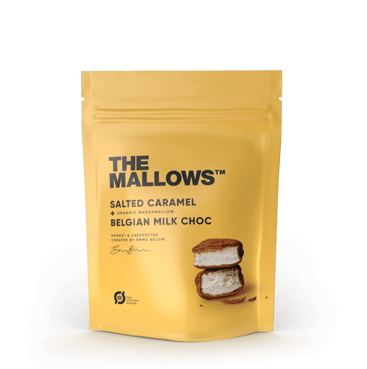 BIO-MARSHMALLOWS - Salzkaramell & belgische Milch Choc