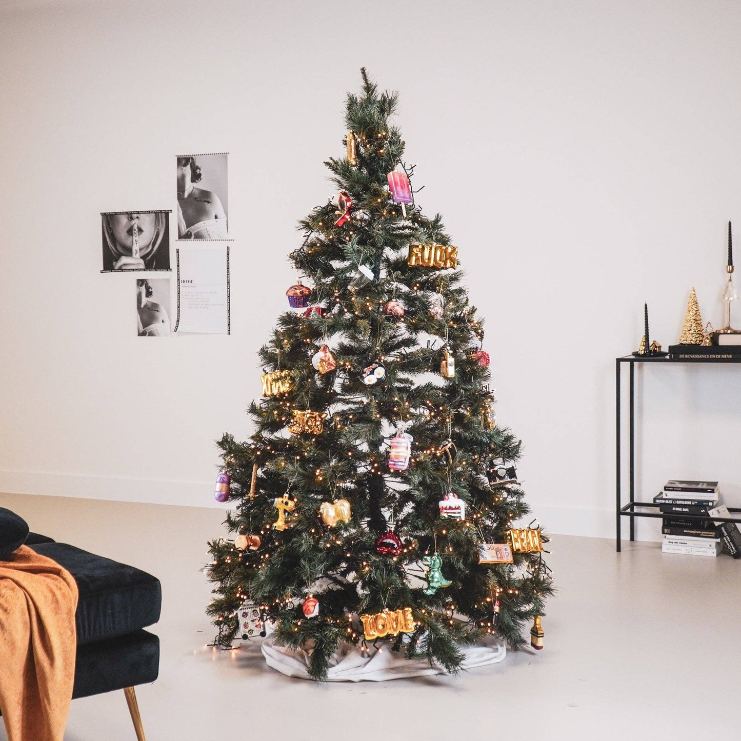 Weihnachtsornament aus Glas - Kuchen